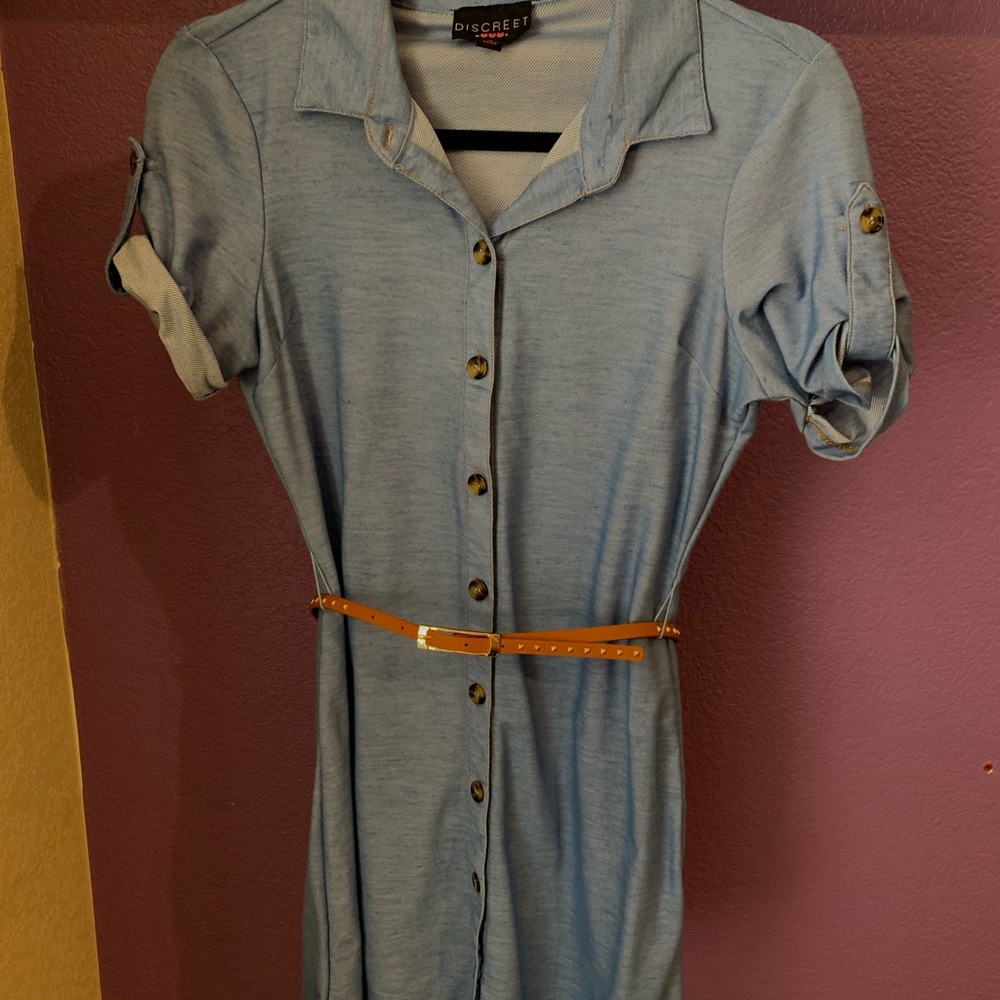 Button Down Collared Dress - Picture 3 of 5